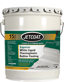 JETCOAT 15-Year Superior White Liquid Thermoplastic Rubber Coating