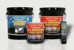 Jetcoat Roofers Pride professional grade roof patching and coating products