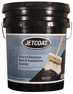 JETCOAT Fibered Emulsion Roof and Foundation Coating