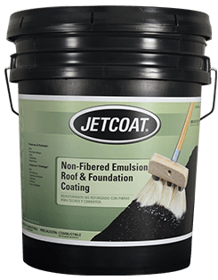 JETCOAT Non-Fibered Emulsion Roof and Foundation Coating
