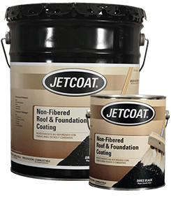 JETCOAT Non-Fibered Roof and Foundation Coating